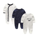 Newborn Onesie Pajama Set - 3 Units (One Set)