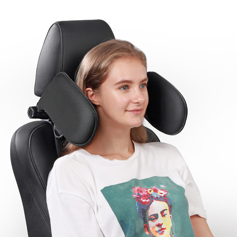 Car Headrest for Kids - U-Shaped Neck Support Pillow