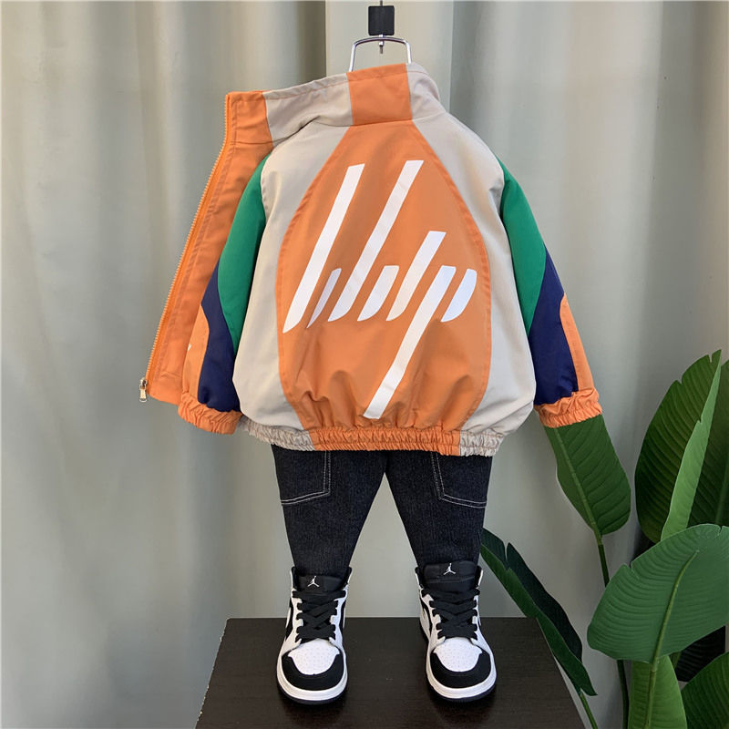 Autumn Spring Baseball Jacket for Kids 2-12 Years