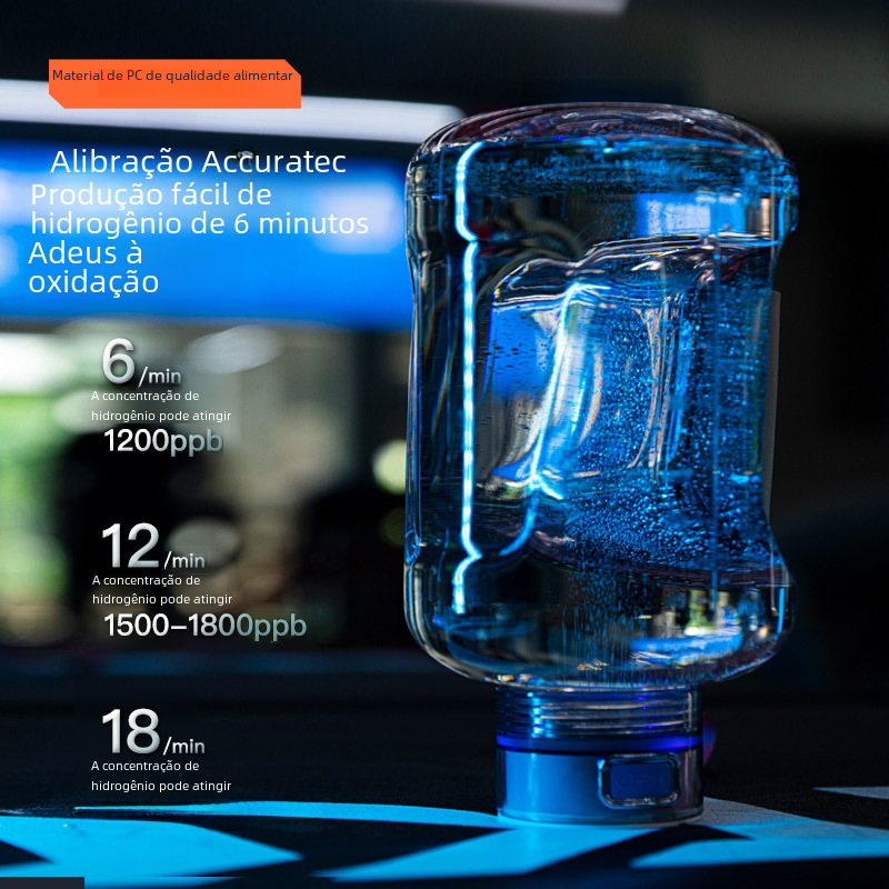 High-Concentration Hydrogen Water Bottle - Large Capacity