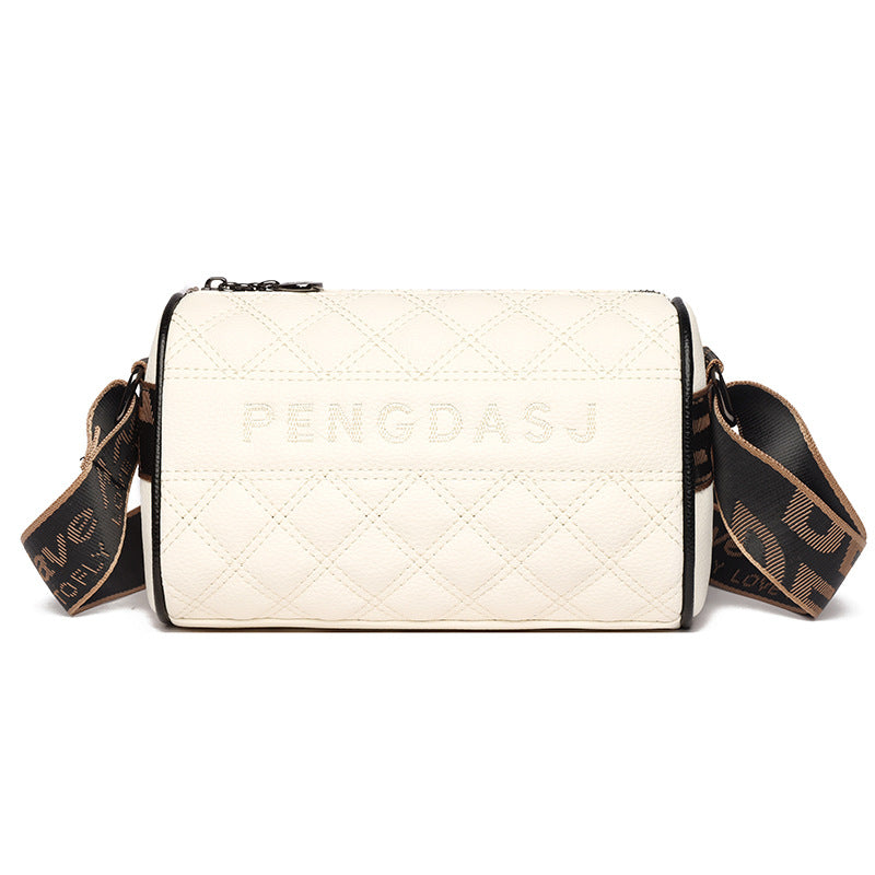 2023 Women's Genuine Leather Crossbody Bag with Wide Strap