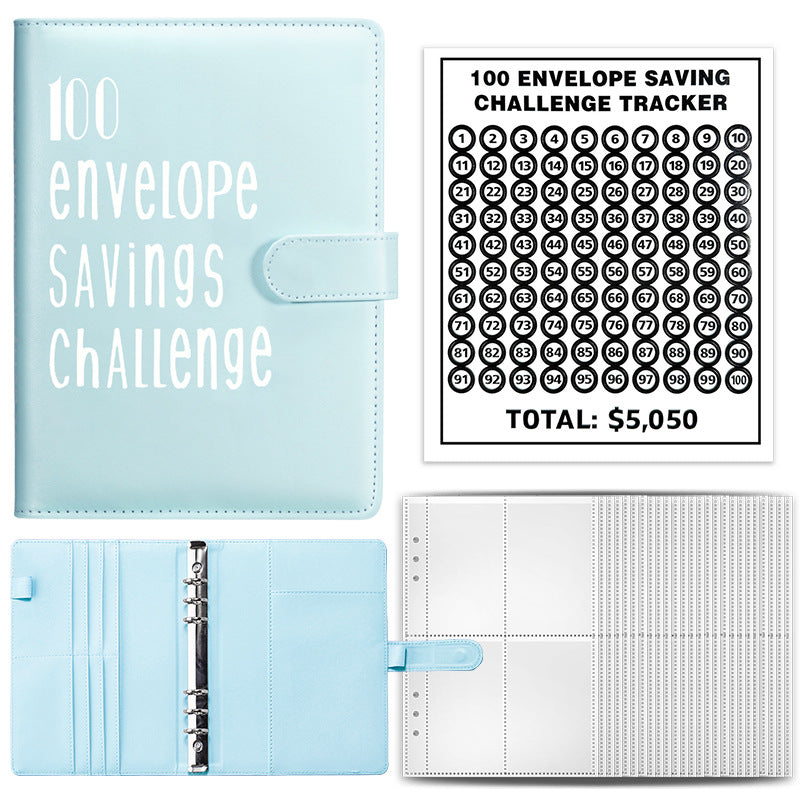 100 Envelope Challenge Notebook for Couples' Savings