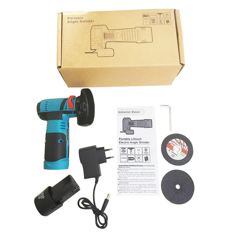 12V Brushless Mini Angle Grinder for Polishing and Cutting