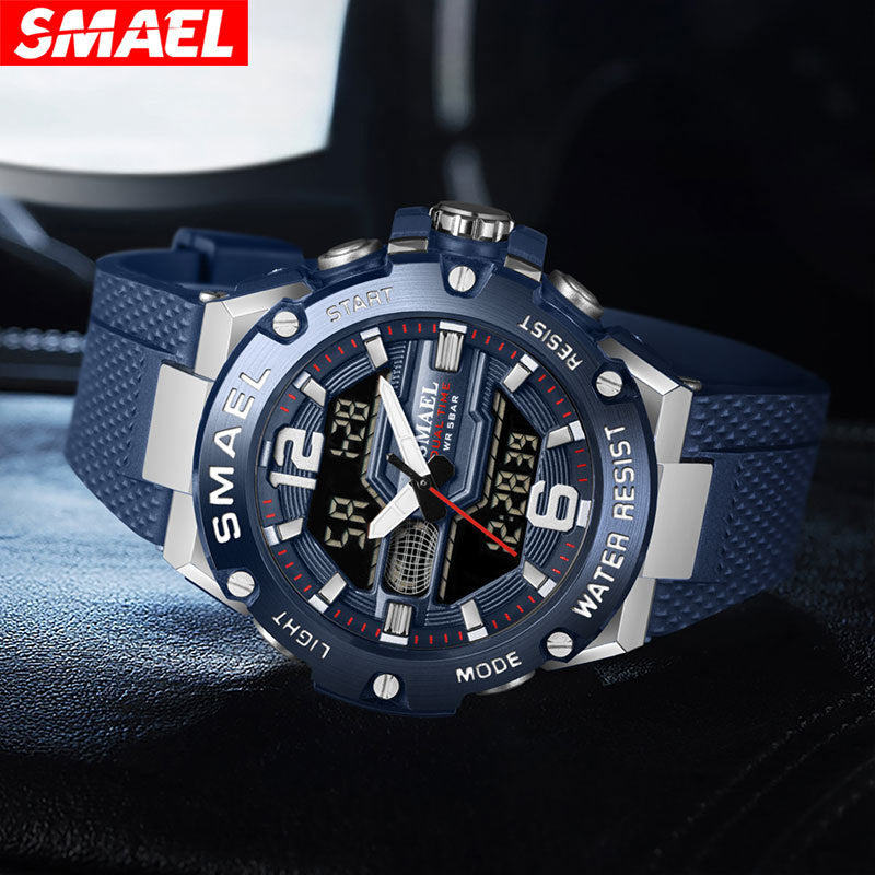 SMAEL Multifunctional Waterproof Men's Watch (Alloy)