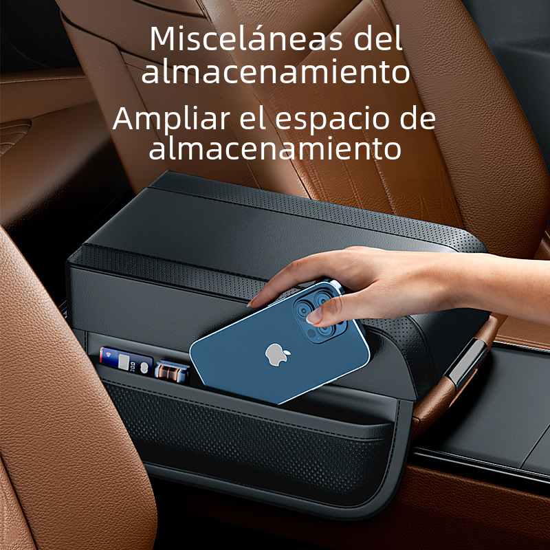 Universal Car Armrest Cushion with Memory Foam Support