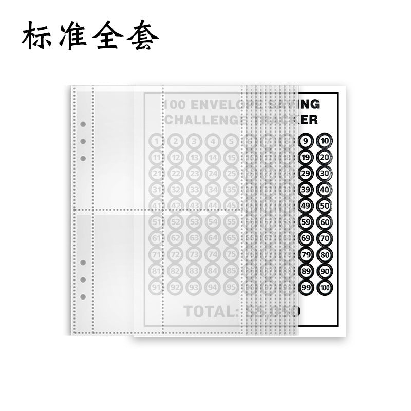100 Envelope Challenge Notebook for Couples' Savings