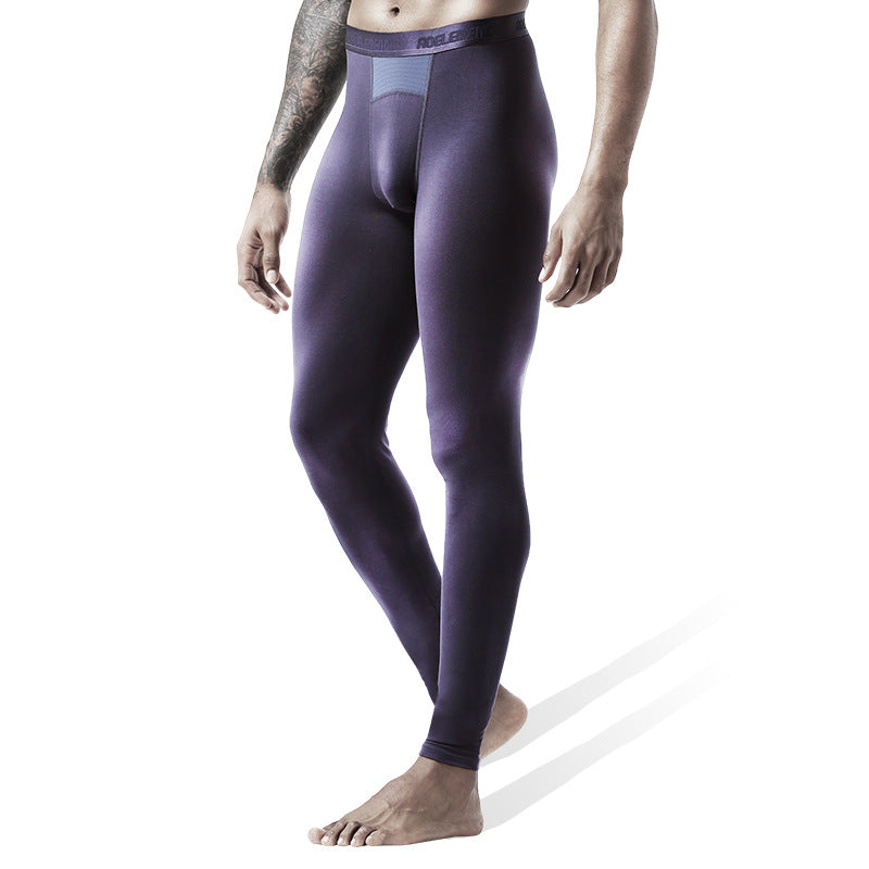 Men's Slim Fit Breathable Mesh Leggings for Autumn/Winter