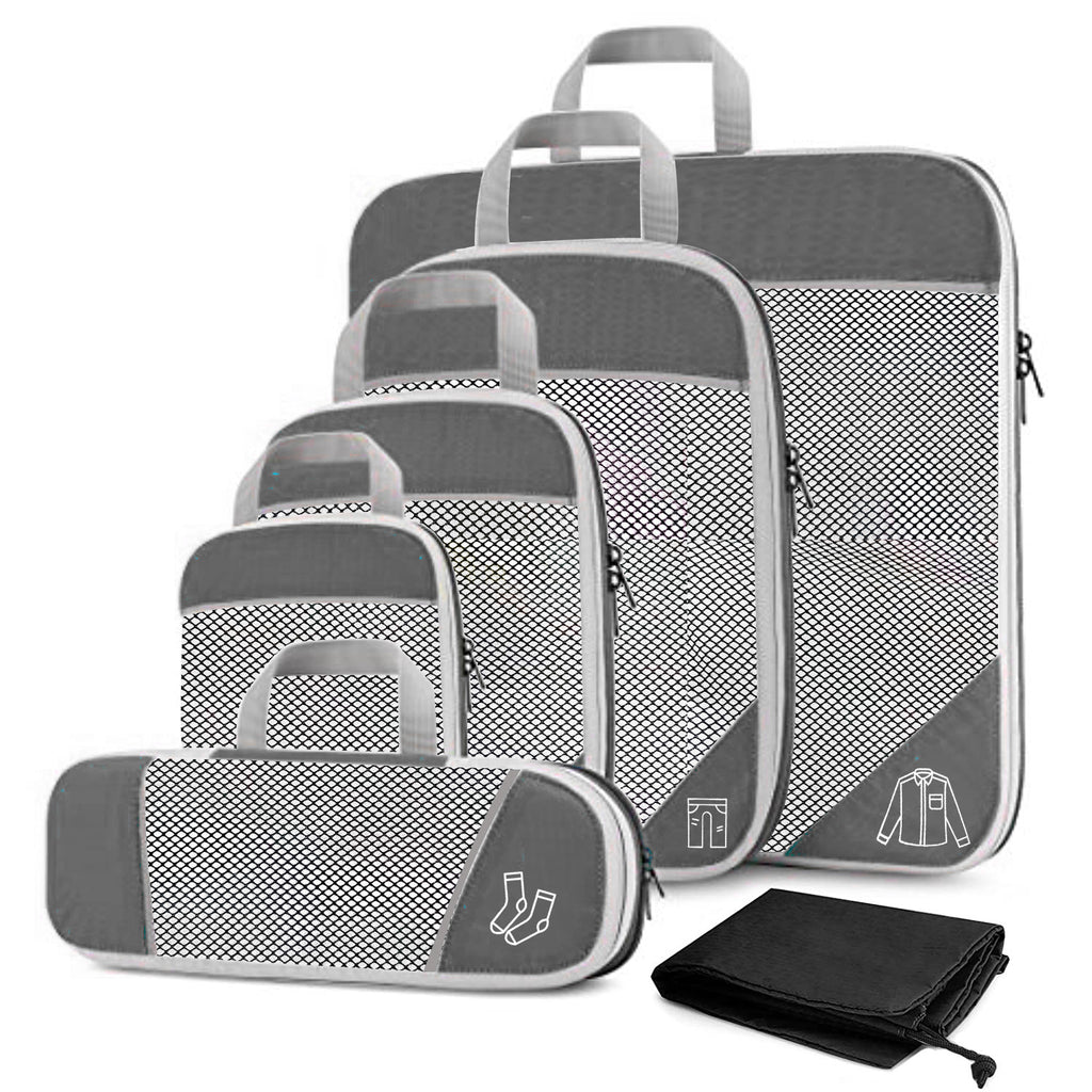 Lightweight Travel Storage Organizer Set with Shoe Bag