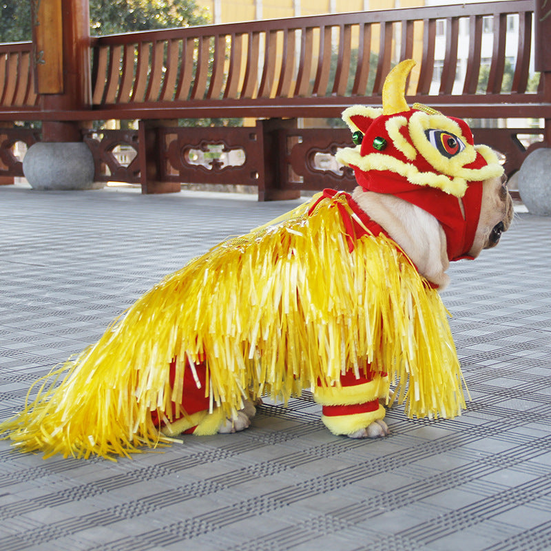 Jizai Little Lion Costume for Pets