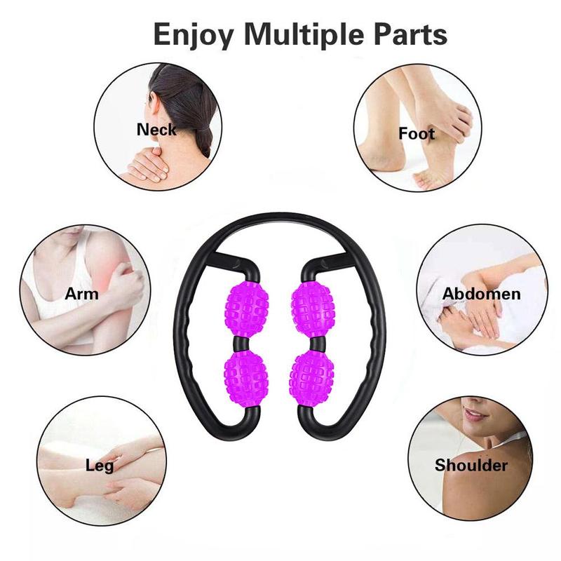 Circular Leg Trainer with Muscle Massage Roller