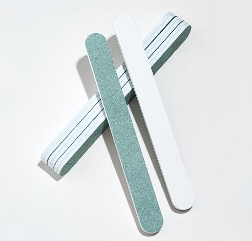 Green and White Nail Buffer Polishing Tool Set