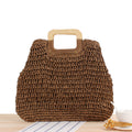 Women's Retro Hand-Woven Large Capacity Beach Bag