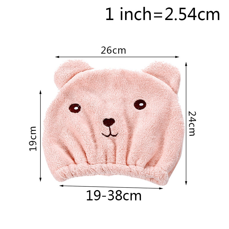 Cute Quick Dry Hair Drying Towel for Kids