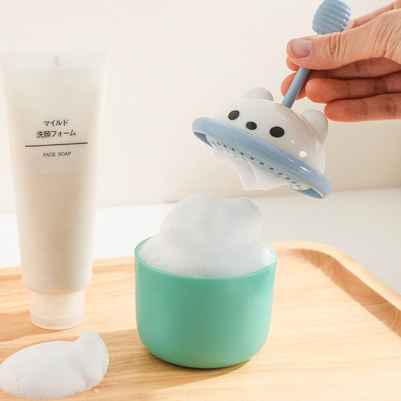 Foaming Cleanser Whisk for Home Use - Cartoon Bear