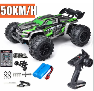 Control Car 1:16 RC Off-Road Truck with LED Lights