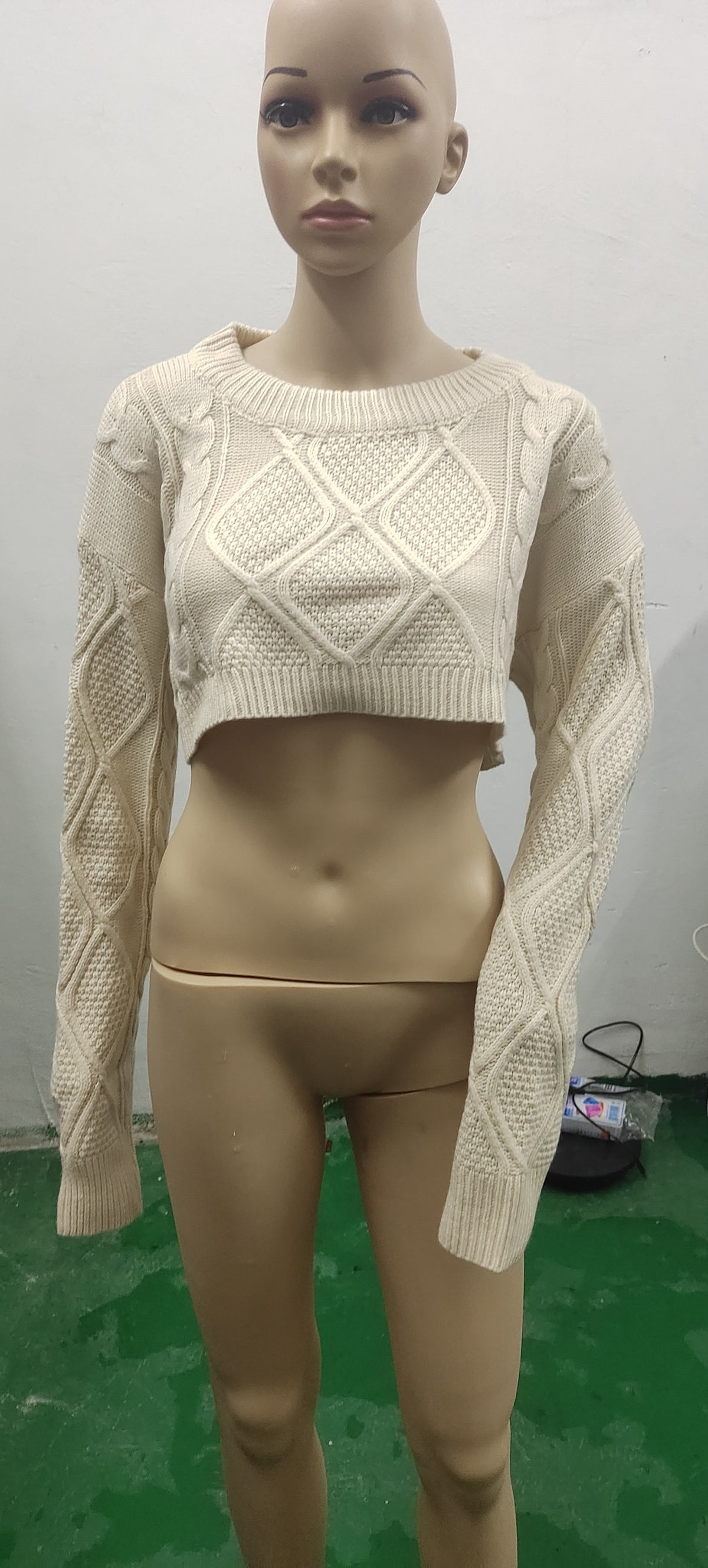2022 Women's Fashion Layered Design Knit Sweater