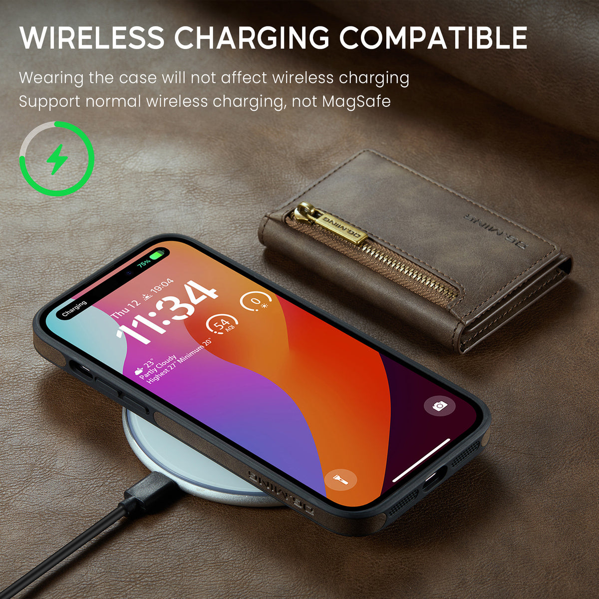 Magnetic Wallet Case for iPhone 14 Pro Max (M5)