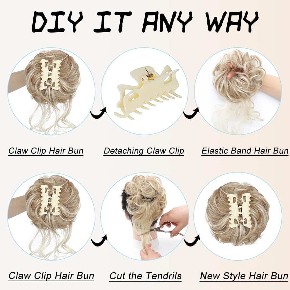 European Style Hair Bun Clip for Natural Volume