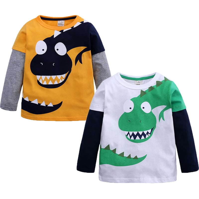 Children's Long Sleeve Round Neck Bottoming Shirt