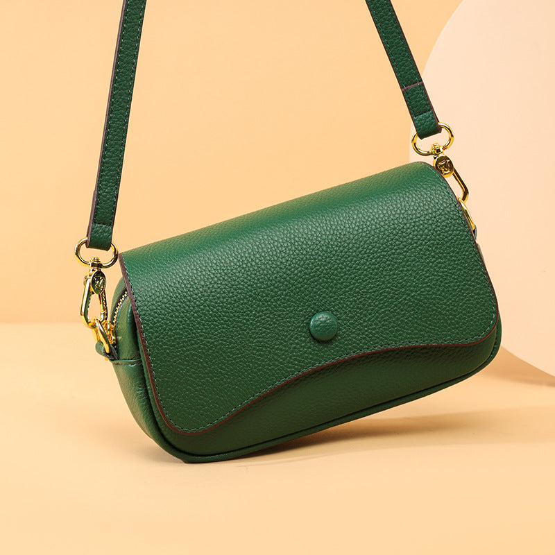 2023 Women's Genuine Leather Crossbody Bag - Versatile