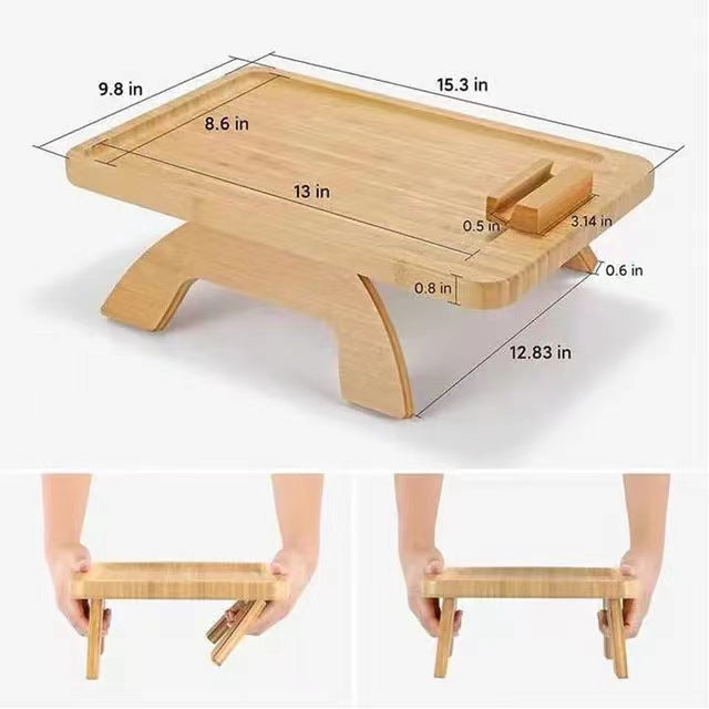 Wooden Lazy Sofa Tray