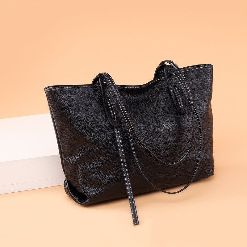 "2023 Women's Large Capacity Leather Tote Bag"