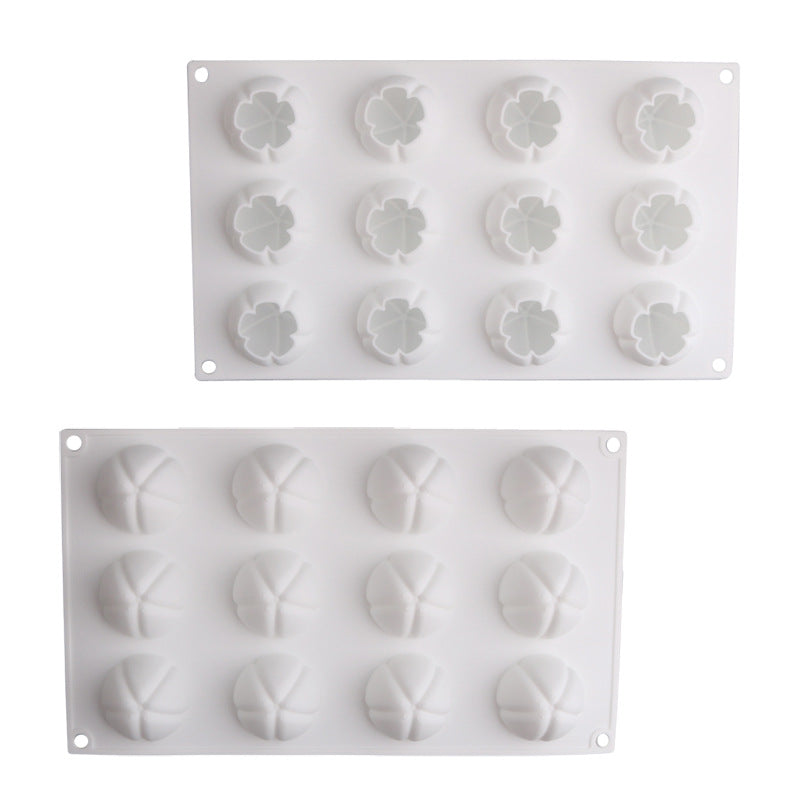 12-Cavity Tulip Silicone Cake Mousse Mold for Baking