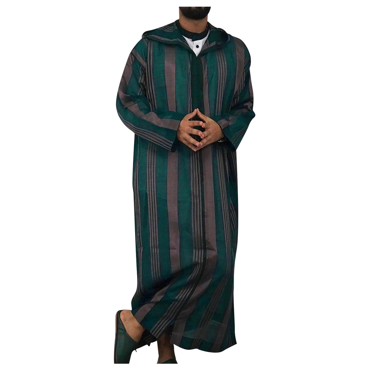 Floral Printed Kaftan Islamic Dress for Men