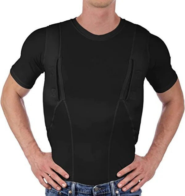 2023 Tactical Short Sleeve T-Shirt for Concealed Carry