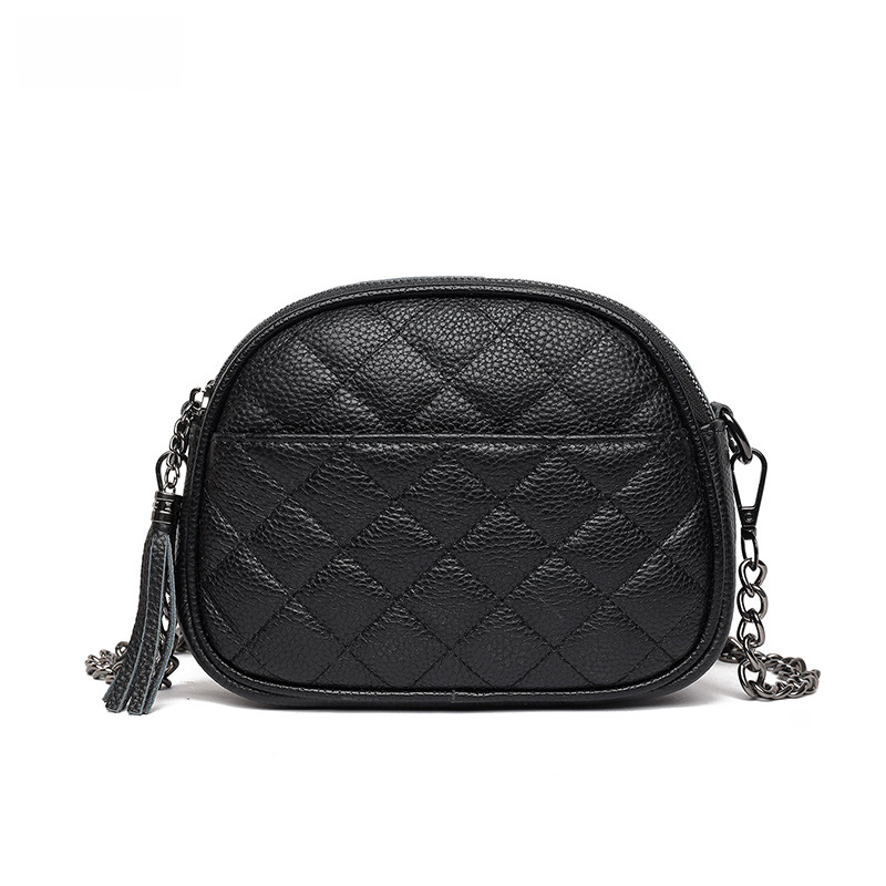 2023 New Trendy Leather Shoulder Bag with Quilted Design
