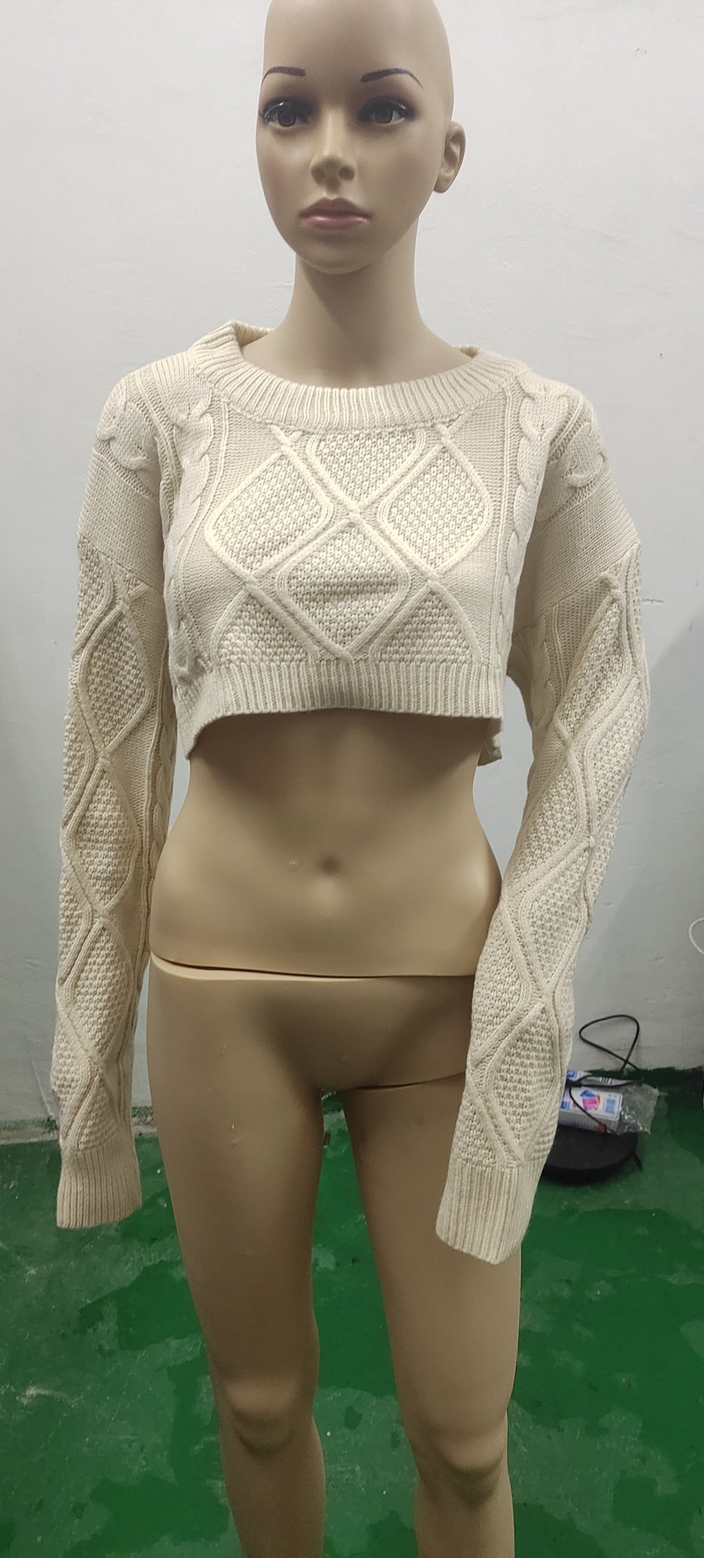 2022 Women's Fashion Layered Design Knit Sweater