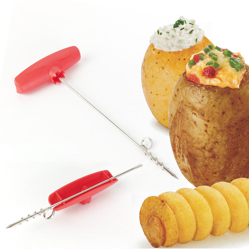 VELEKA Potato Hollowing Spiral Slicer Kitchen Tool