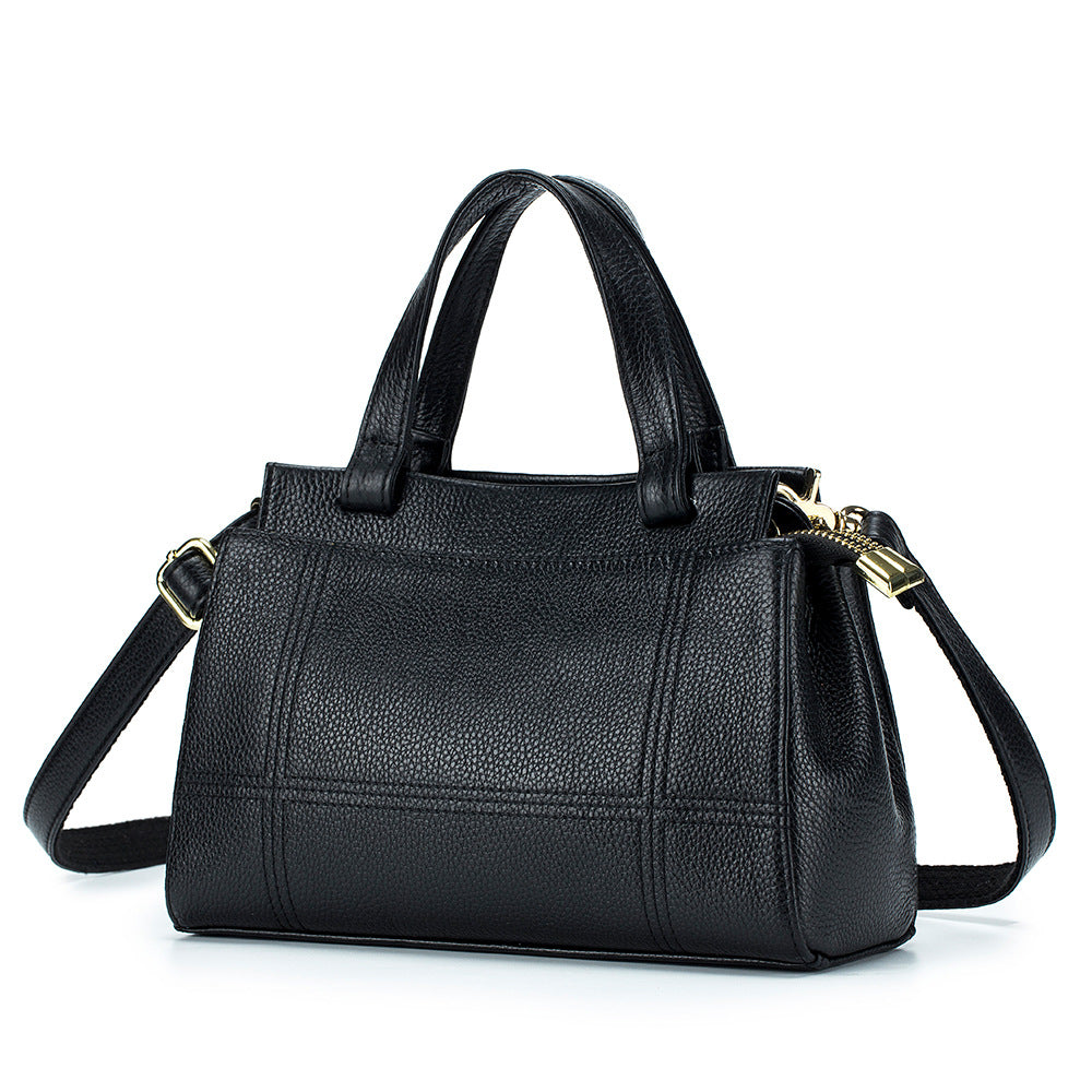 New Genuine Leather Women's Handbag - Boston Style