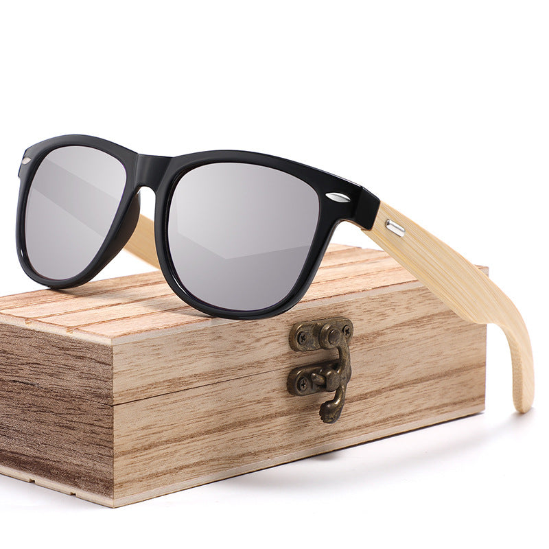 Men's Retro Bamboo Sunglasses & Women's UV Protection