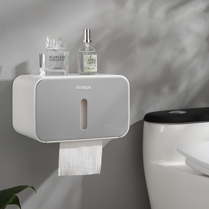 Ecoco Creative Waterproof Wall-Mounted Tissue Box