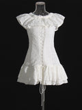 Spring 2024 Sexy Off-Shoulder Ruffle Dress