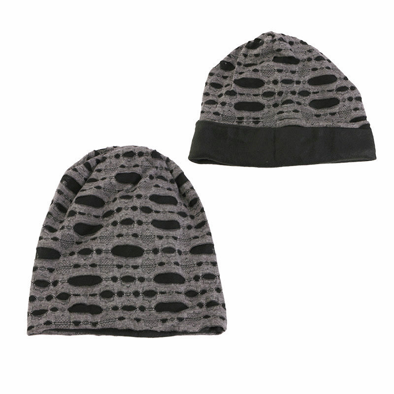 Retro Hip-Hop Knitted Spring Ski Cap for Men and Women