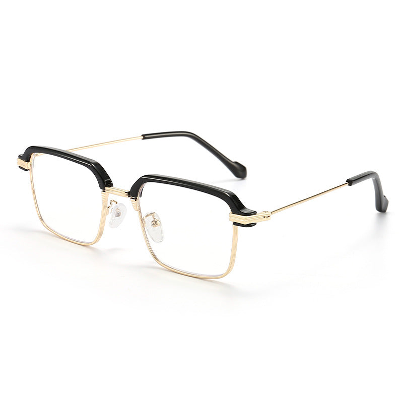 New Square Metal Anti-Blue Light Reading Glasses