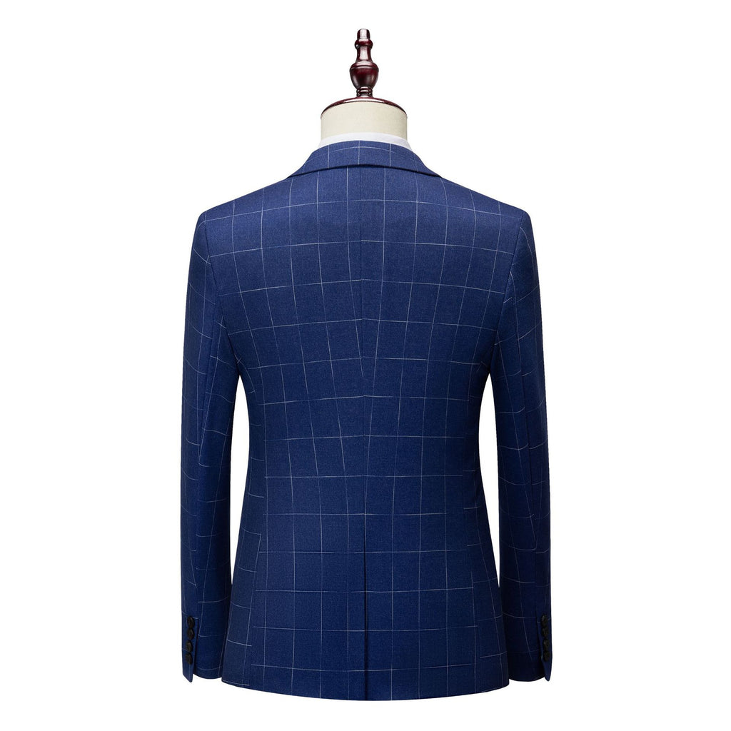 Men's Business Suit Set - Lightweight Luxury 3-Piece