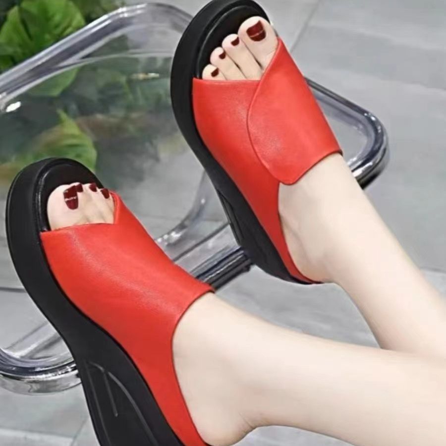 Women’s Thick-Soled Waterproof Wedge Sandals 2023