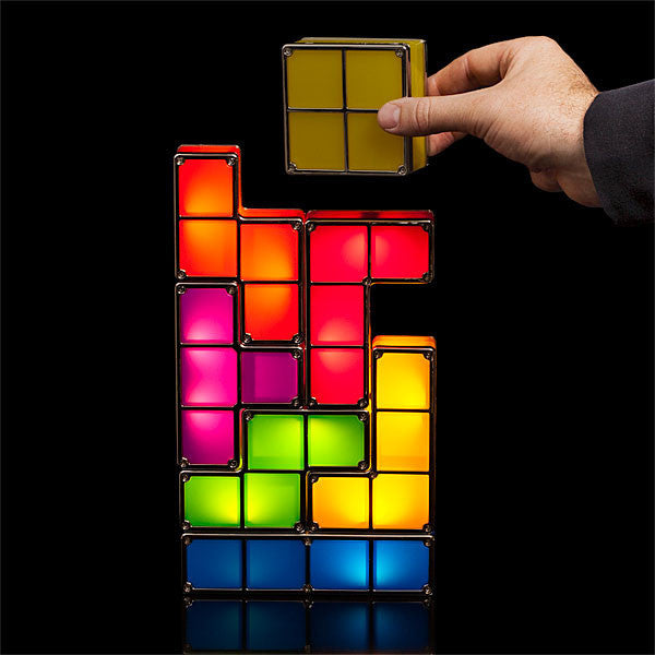 LED Tetris Lamp with Sensor - Block Night Light