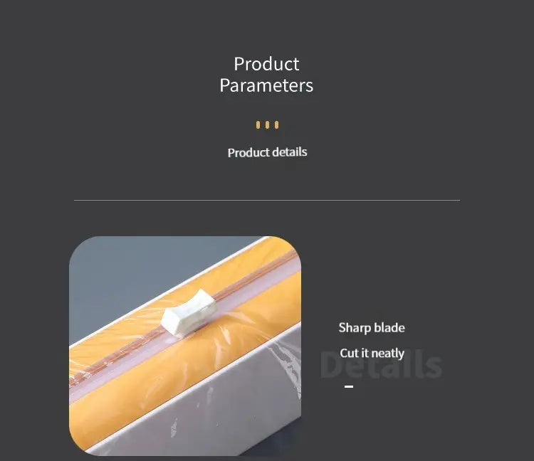 Magnetic Plastic Film Cutter for Kitchen Accessories