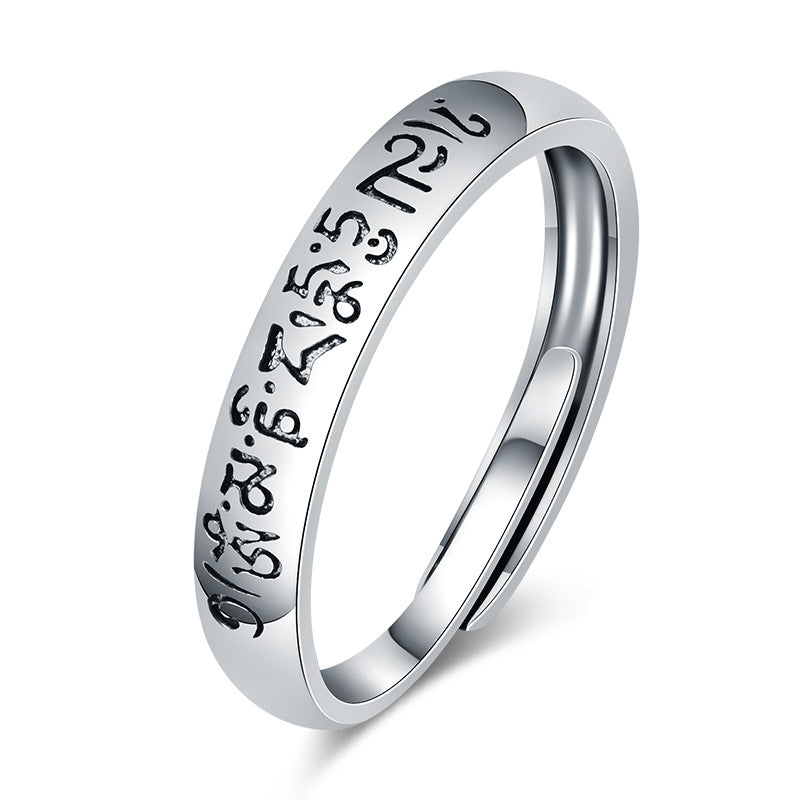 Minimalist Open Ring for Men and Women in Silver
