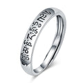 Minimalist Open Ring for Men and Women in Silver