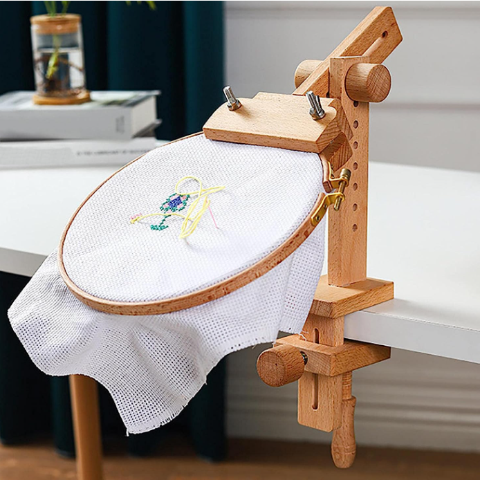 Wooden Tabletop Embroidery Frame for Beginners