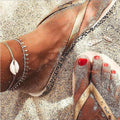 Trendy Beach Shell Anklet Set for Women
