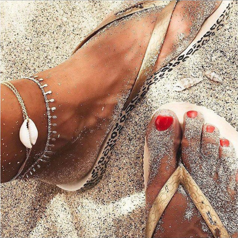 Trendy Beach Shell Anklet Set for Women