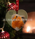 I Wish You Lived Next Door Ceramic Heart Pendant