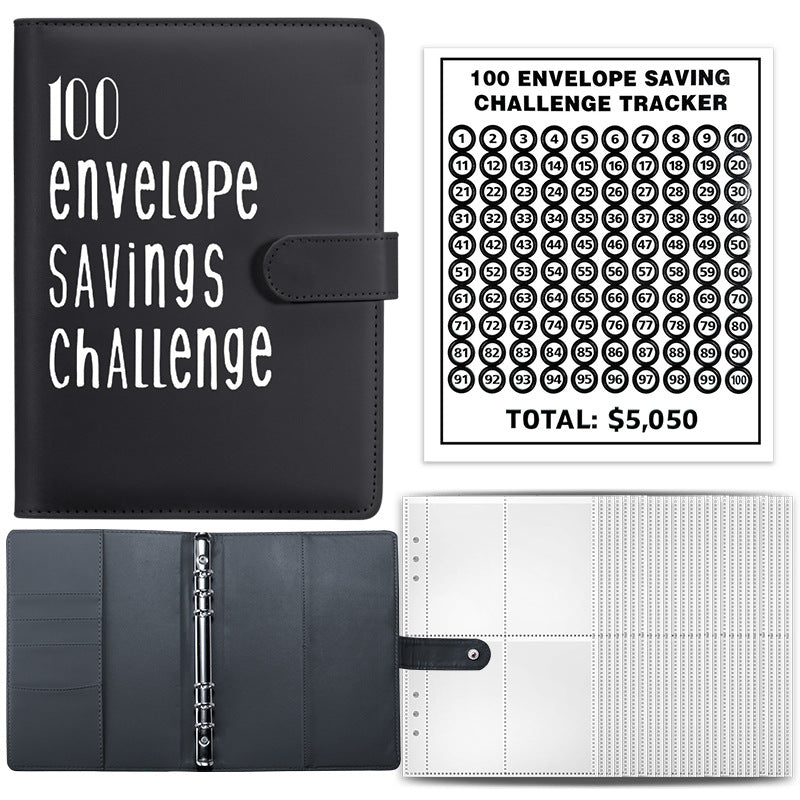 100 Envelope Challenge Notebook for Couples' Savings