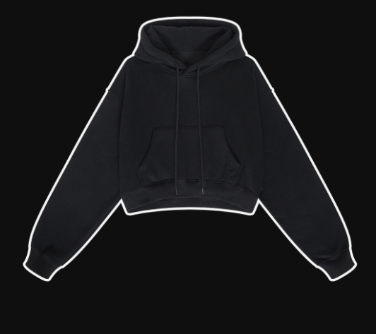 2020 Spring New Women's Cropped Hoodie Sweatshirt